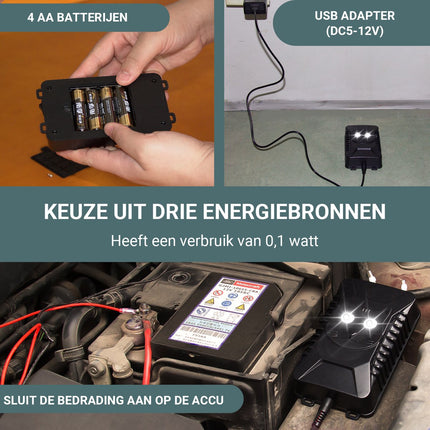 Ongedierte Verjager - 2 Pack - 12V - Batterij en Accu - Westhome