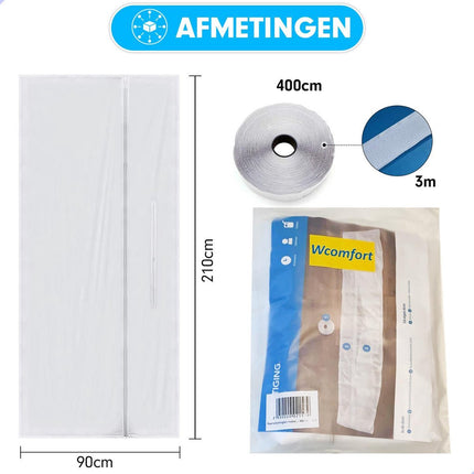 Raamafdichtingskit mobiele airco - 400 cm - Westhome